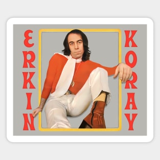 Erkin Koray \/\/\/ Original Psychedelic Design Magnet